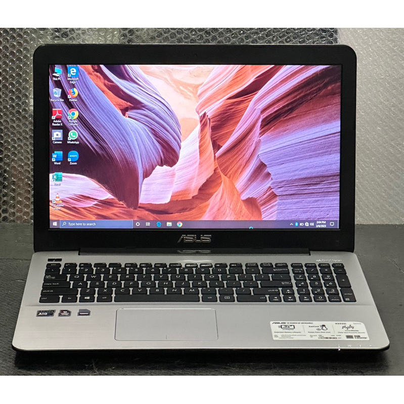 Jual Laptop Asus X555D AMD A10-8700P SSD Layar 15.6inch Second | Shopee ...