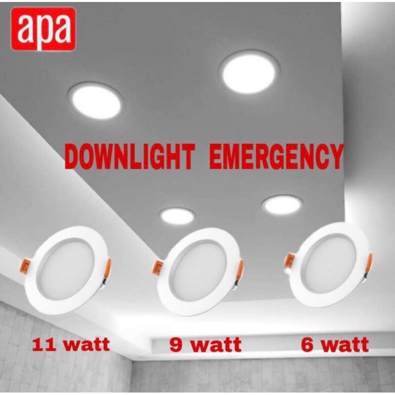 Jual Apa Lampu Downlight Led Emergency Watt Putih Apa Lampu