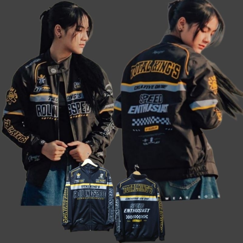 Jual Jaket Rolling Speed Printing Ukuran M Sampai XXL | Shopee Indonesia