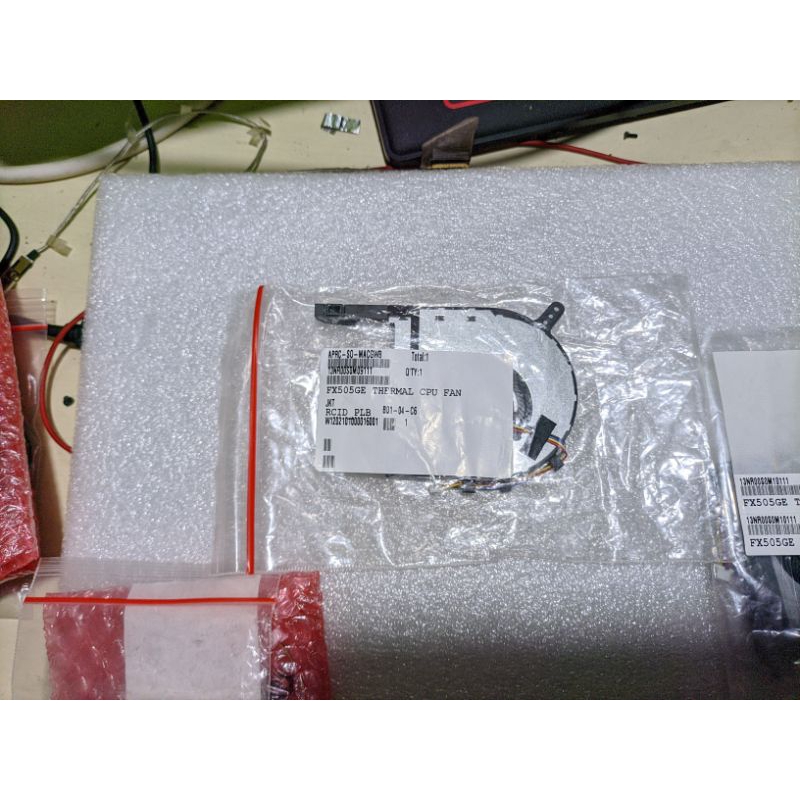 Ventole di Raffreddamento GPU di Ricambio per CPU Portatile da 2 Pezzi per TUF FX505 FX505ge FX505gm FX505dt FX705, Connessione di Alimentazione a 4 Pin
