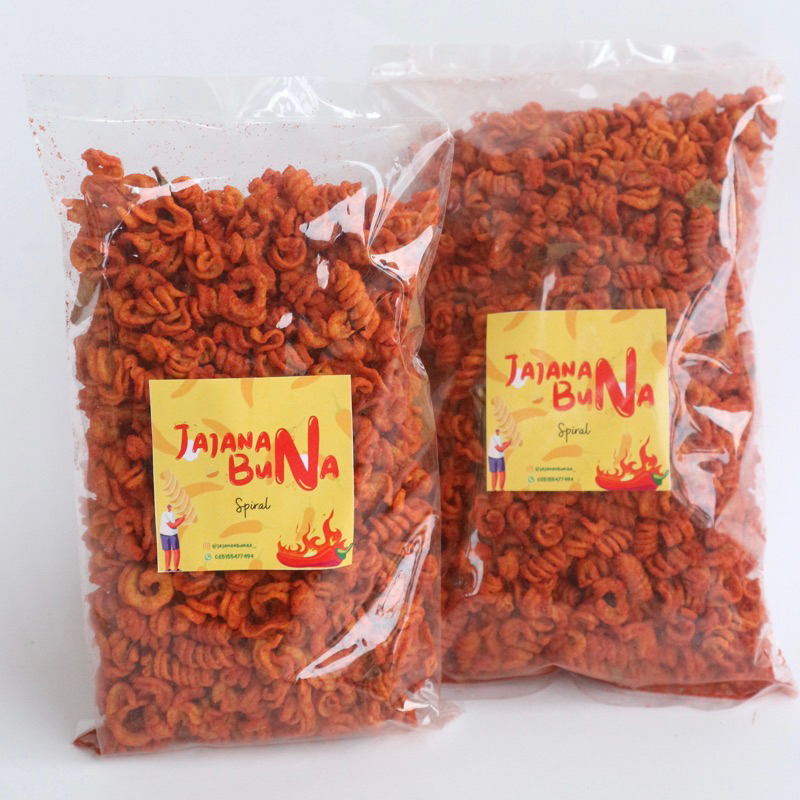 Jual Makaroni Spiral Pedas Daun Jeruk Kemasan Viral 500gram Shopee