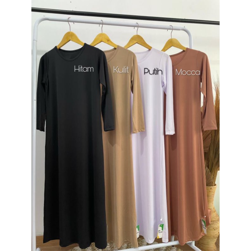 Jual New Inner Dress Manset Gamis Lengan Panjang Inner Drees Shopee