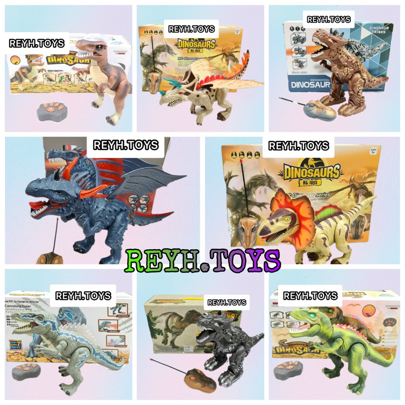 Jual Mainan Anak Remote Control Dinosaurus Triceratops Dino Rc Dinosaur ...