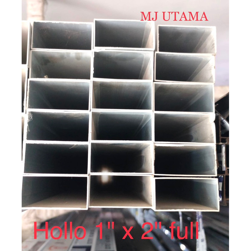 Jual Hollo 1 inch x 2 inch hollo jidar almunium | Shopee Indonesia