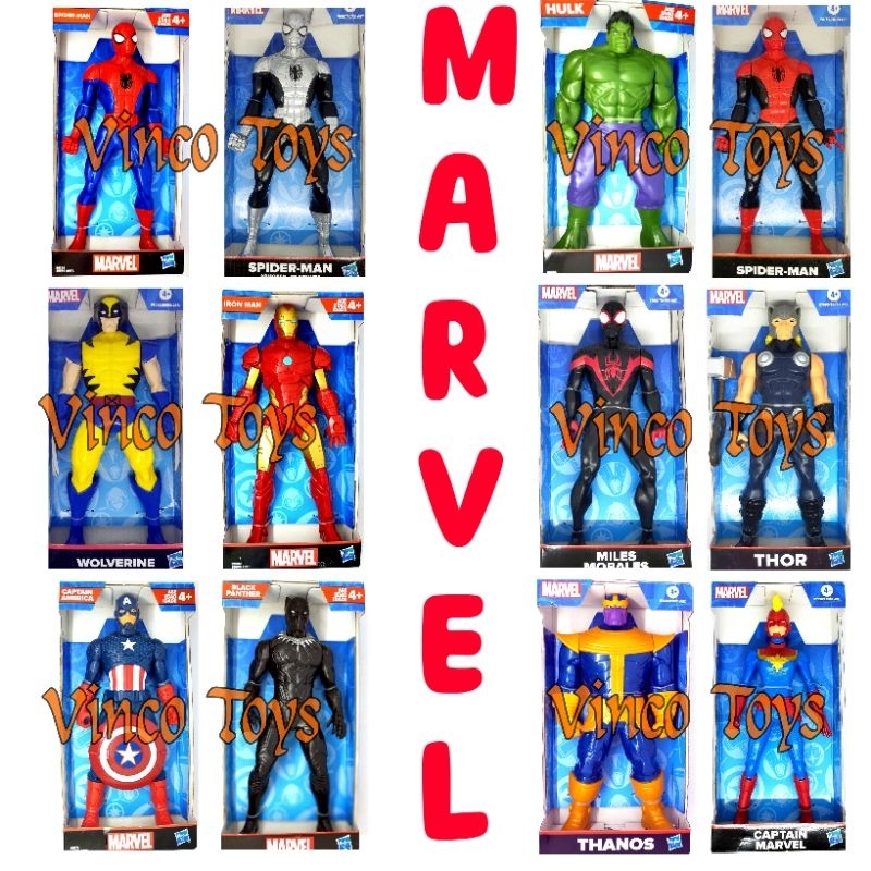 Lote 5 Figuras Marvel Avengers Spiderman Hulk Iron Man Cap A | Cuotas