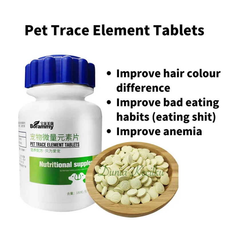 Jual Borammy Trace Elements Suplement No Eating Poop / Coprophagia ...