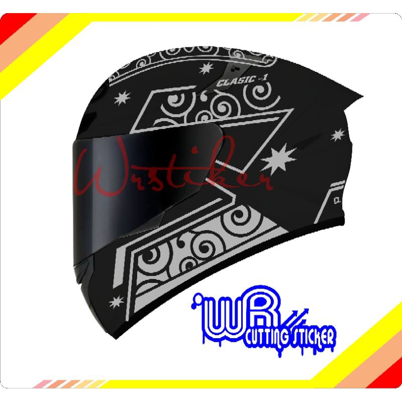 Jual Stiker Helm Desain Clasic | Shopee Indonesia