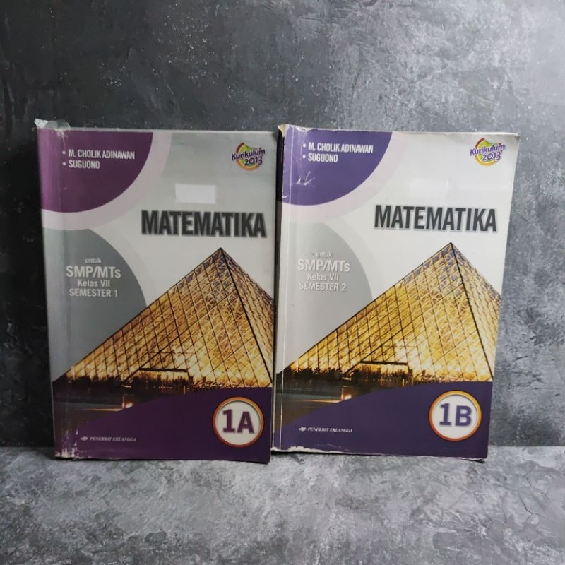 Jual Buku Matematika Kelas 7, VII, SMP, 1A, 1B, Semester 1 Dan 2, M ...