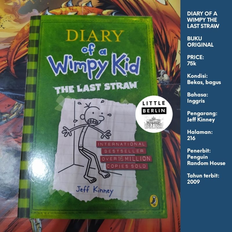 Book Safe - Diary of a Wimpy Kid - the Last Straw Book 3 - Hollow