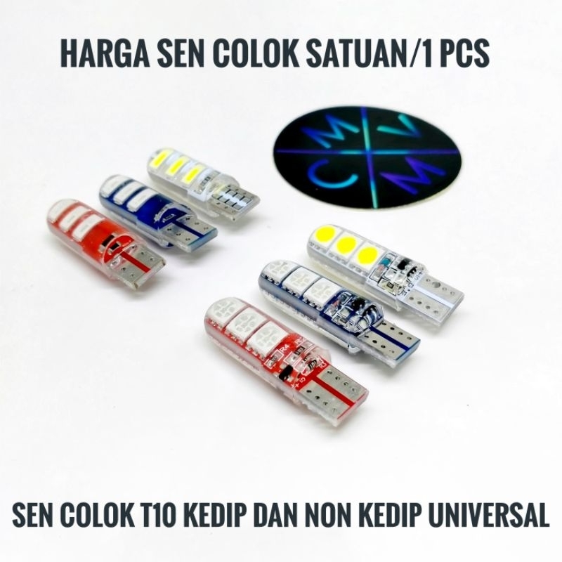 Jual Ready Stock Lampu Dop T Sein Sen Colok Led Jelly Motor Mobil Flash Kedip Diam Jeli