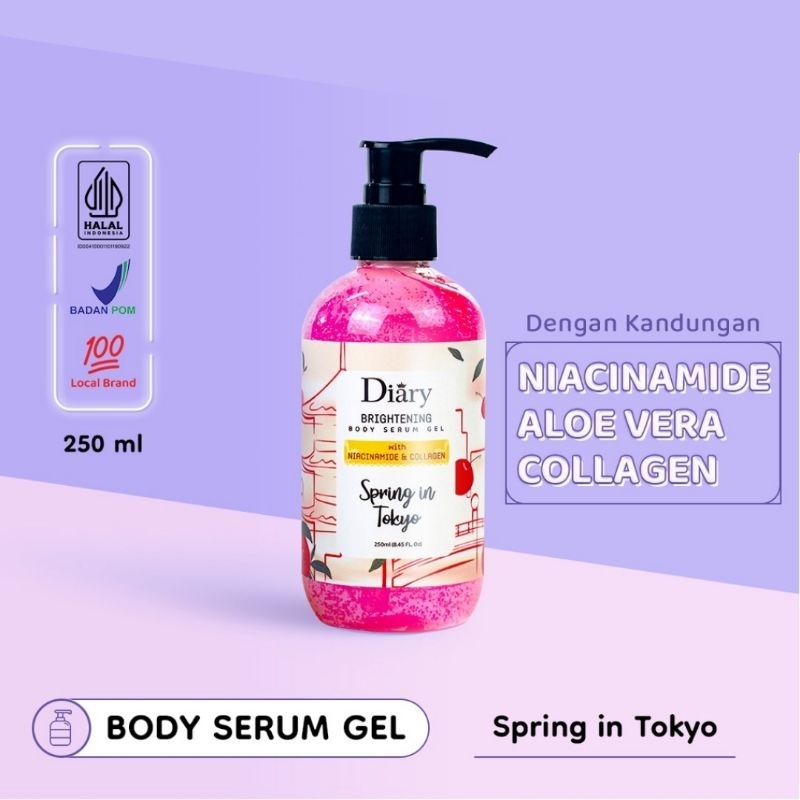 Jual [ COSMO ] Diary Brightening Body Serum 250ml - Spring in Tokyo ...
