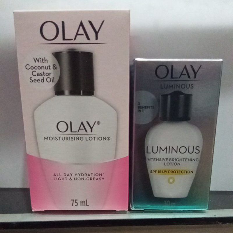 Jual Olay Brightening Lotion 30-75ml | Shopee Indonesia