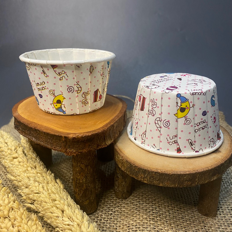 Jual Paper Cup Cake/ Moma Cup/Muffin Cup Curling Large 100 pcs | Shopee ...