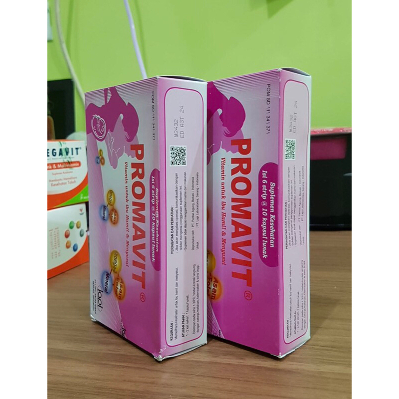 Jual promavit / box / 60 kapsul / vitamin ibu hamil | Shopee Indonesia