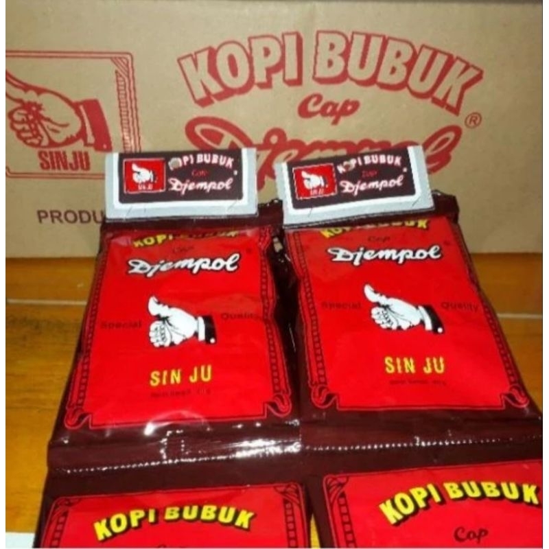 Jual Kopi bubuk 250 gram cap DJEMPOL SIN JU khas Kebumen Buket Mantap ...
