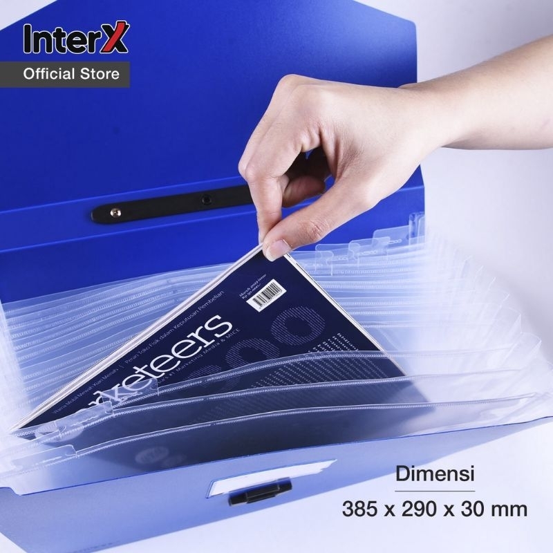 Jual Expanding File Handle Folio FC 13 Pocket Inter X | Shopee Indonesia