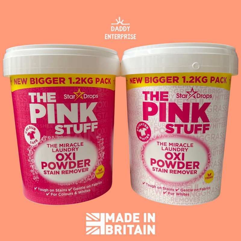 Jual The Pink Stuff Miracle Laundry Oxi Powder Stain Remover Shopee