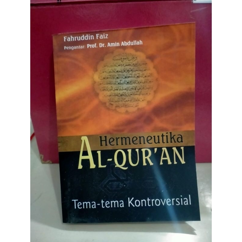 Jual Buku Hermeneutika Al- Quran ( Tema Kontroversial) - Fairuddin Faiz ...