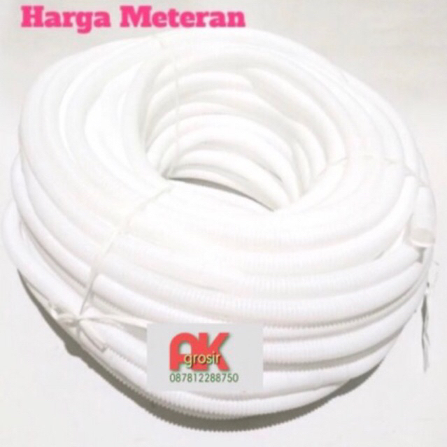 Jual Selang Flexible Ac Per Meter Slang Pembuangan Air Ac Pipa Drain Shopee Indonesia