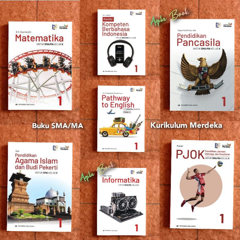 Jual Buku SMA/MA Jl 1 Kelas X/10 Kurikulum Merdeka. Matematika, Bahasa ...