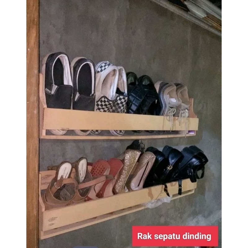 Jual Rak Sepatu Rak Sepatu Dinding Rak Sepatu Tempel Shopee Indonesia