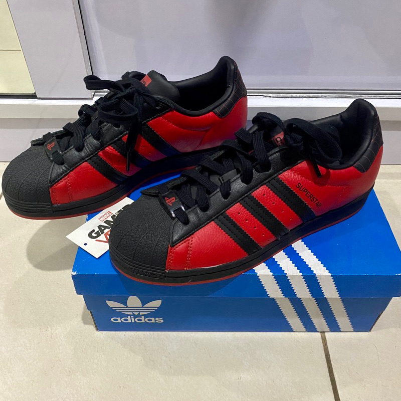 Running Shoes Tenis Adidas Superstar Spiderman Jual Adidas X