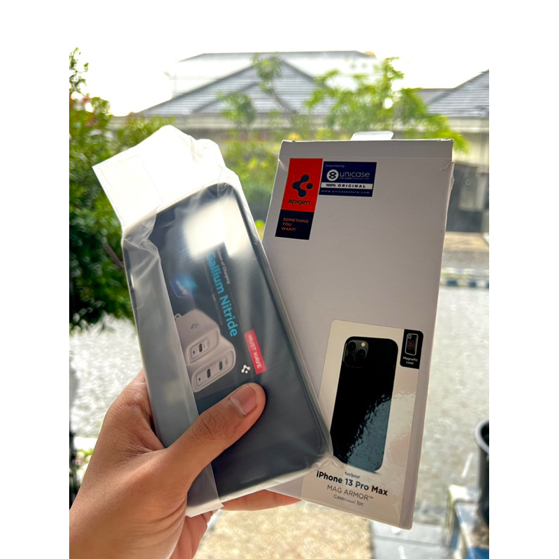 Jual Spigen Mag Armor MagSafe Matte Black Case iPhone 13 Pro max