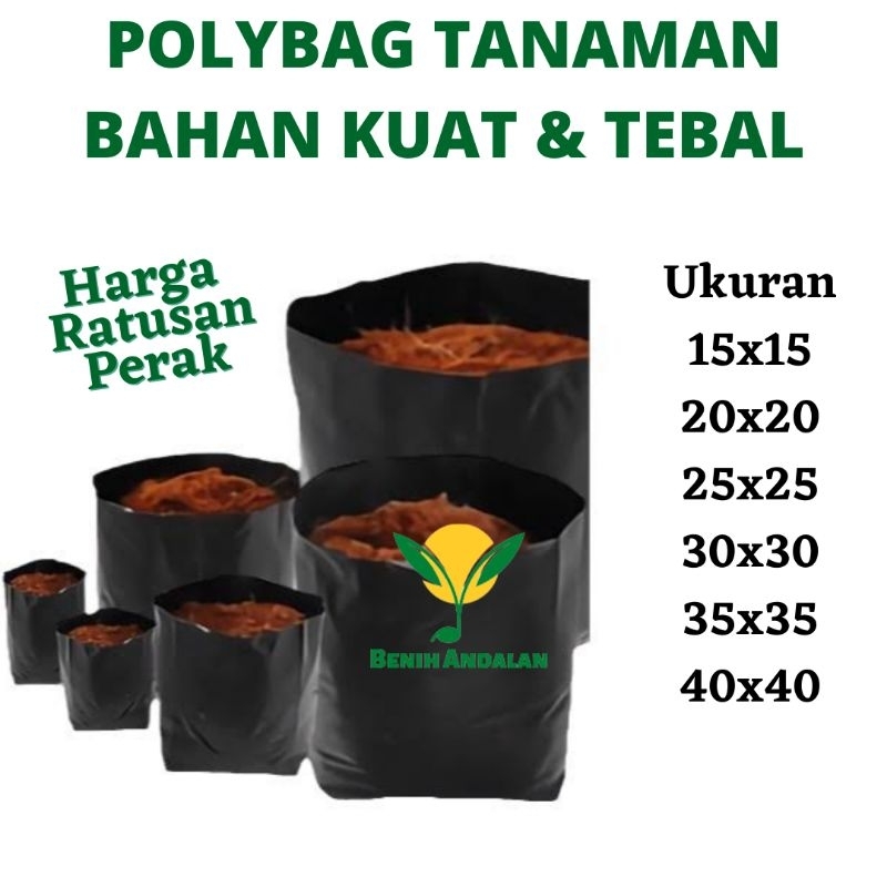 Jual Polybag Tanaman Semua Ukuran Semai Dan Tanam Kuat Dan Tebal Satuan