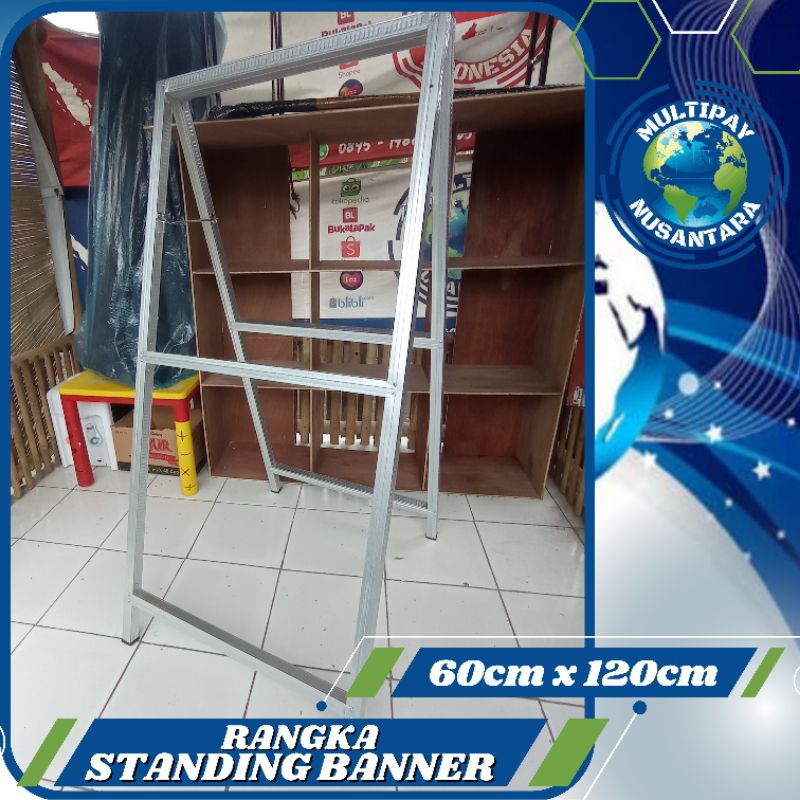 Jual RANGKA STANDING BANNER 60CM X 120CM | Shopee Indonesia