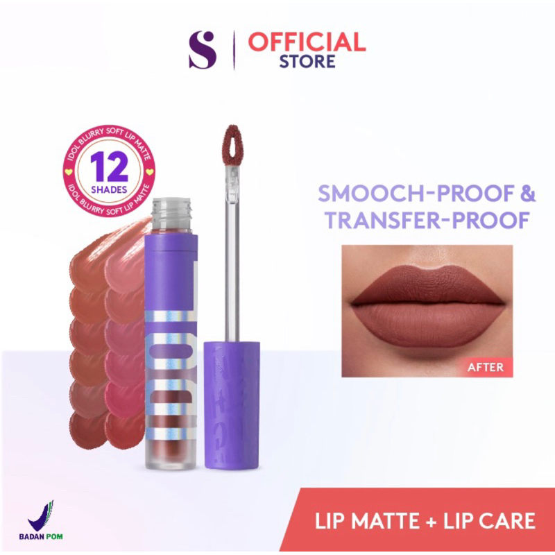 Jual SOMETHINC IDOL BLURRY SOFT LIP MATTE LIQUID LIPSTICK SOMETHING LIP