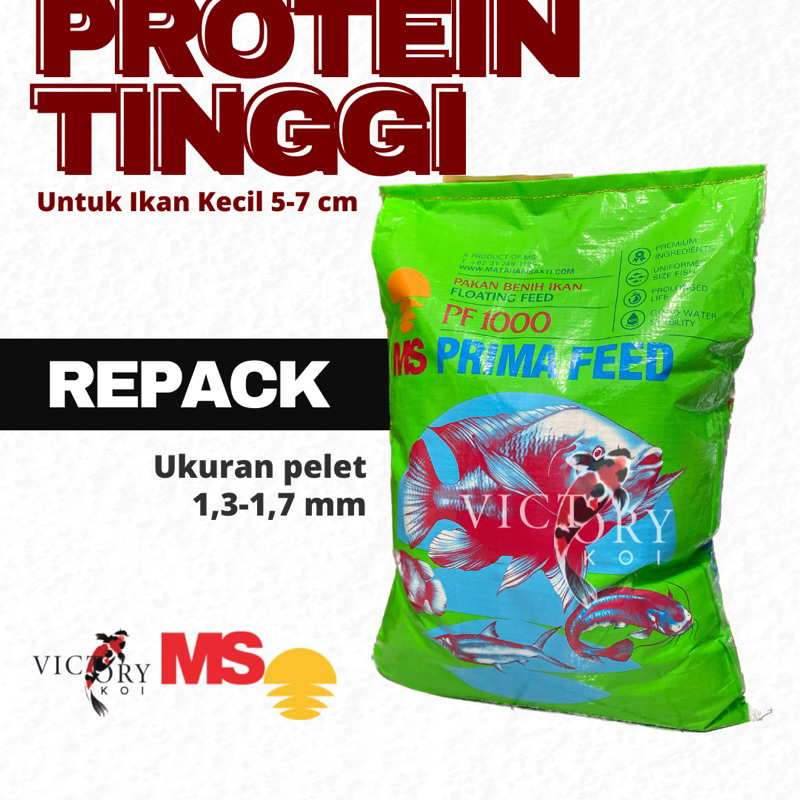 Jual Prima Feed Pf Repack Kg Pakan Ikan Benih Micro Pelet Shopee Indonesia