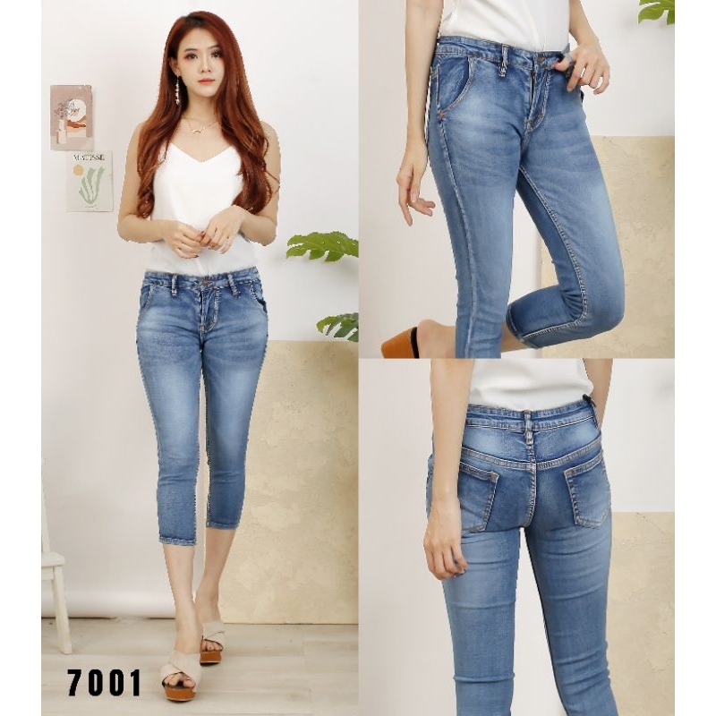 Jual Bisa Cod Celana Pendek Jeans Skinny Wanita Bahan