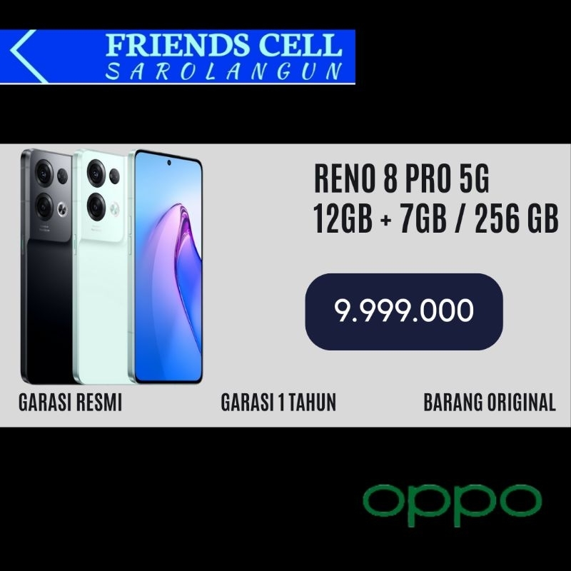 Jual OPPO RENO 8 PRO (garansi Resmi OPPO 1tahun) | Shopee Indonesia