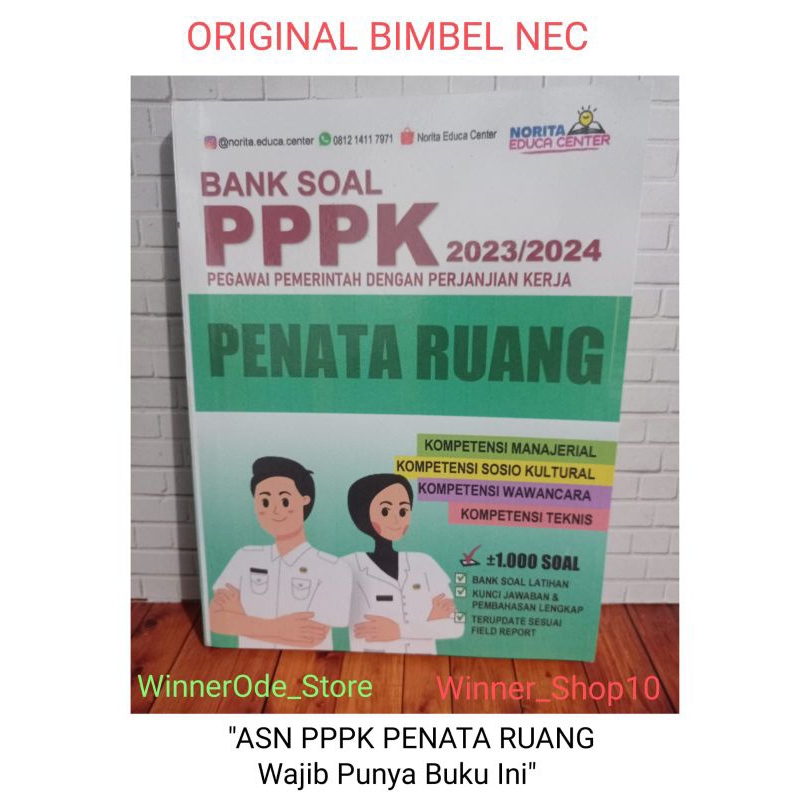 Jual BUKU BANK SOAL BAHAS PPPK TENAGA TEKNIS PENATA RUANG||ORIGINAL ...