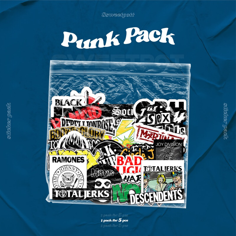 Jual STICKER PACK [PUNK EDITION] / STICKER AESTHETIC / STICKER RANDOM ...