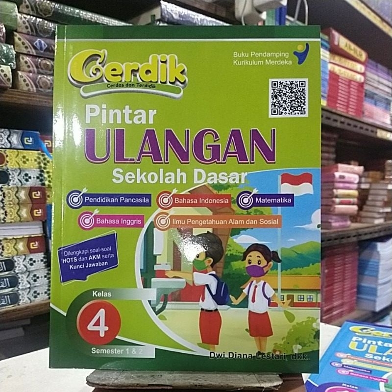 Jual BUKU CERDIK PINTAR ULANGAN UNTUK KELAS 4 SD SEMESTER 1 DAN 2 ...