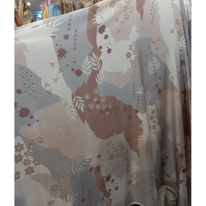 Jual Bahan Kain Armani Silk Silk Premium Arm Silk Grade A Armani Motif Printing Shopee Indonesia