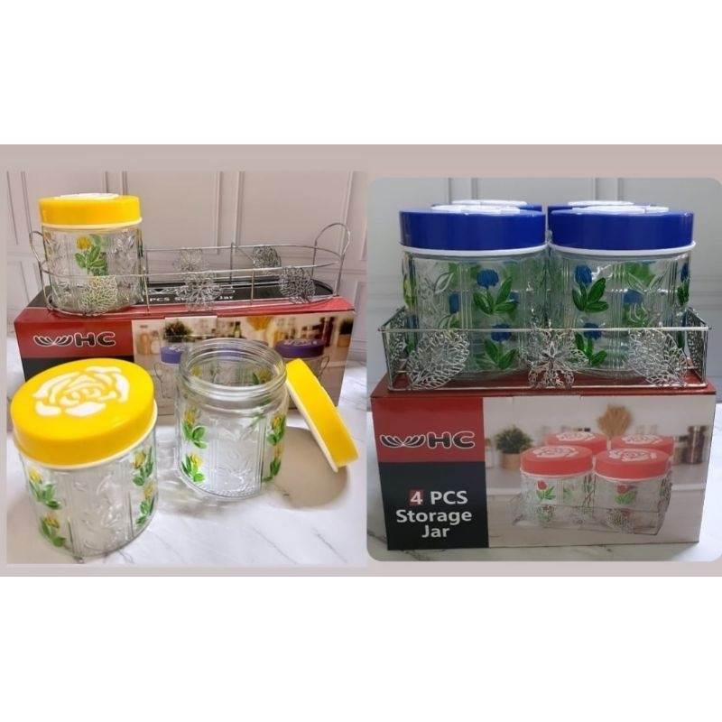 Jual Topless Set Kaca Hc Tempat Penyimpanan Kue Kering Kotak Cemilan Makanan Shopee Indonesia