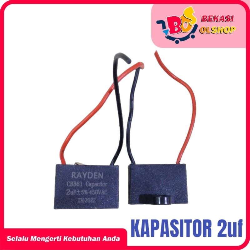 Jual Kapasitor Kipas Angin 2UF 450V Kapasitor 2 Micro Shopee Indonesia