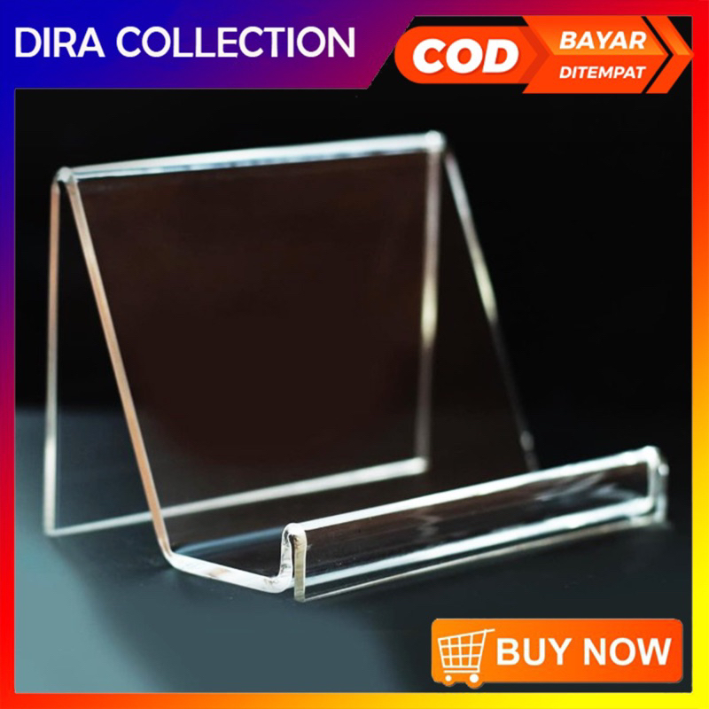 Jual Dira Collection Stand Akrilik Dompet Stand Buku Stand Akrilik Shopee Indonesia