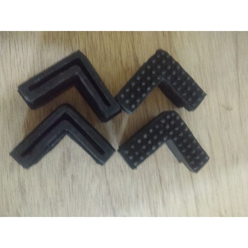 Jual Kaki Karet rak besi siku lubang/ Alas Karet Rak Besi (4x 4 ...