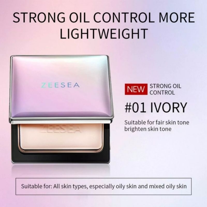 Jual ZEESEA Two Way Cake Pressed Powder Foundation Shopee Indonesia
