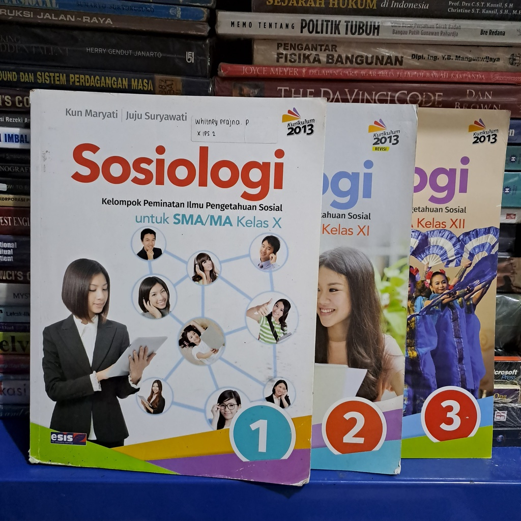 Jual BUKU BEKAS ORIGINAL SOSIOLOGI KELAS SMA 1/2/3 KURIKULUM 2013 ...