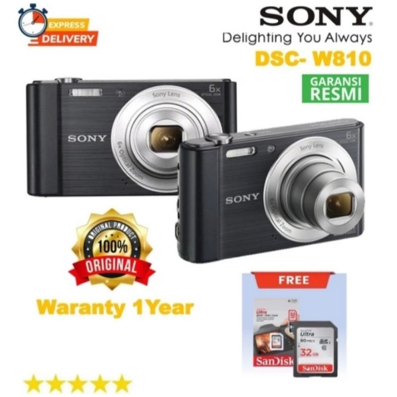 Jual SONY CYBERSHOT DSCW810 CAMERA POCKET SONY W810 CYBERSHOT W810