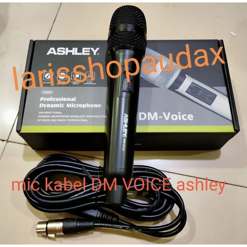 Jual MICROPHONE MIC CABLE DM VOICE ASHLEY ORIGINAL | Shopee Indonesia