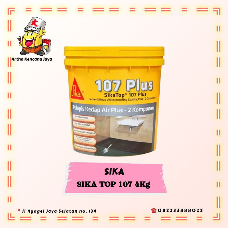 Jual SIKA TOP 107 PLUS 4KG | Shopee Indonesia