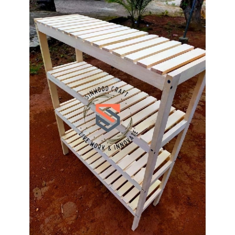 Jual Rak custom 4 susun lebar 32cm | Shopee Indonesia