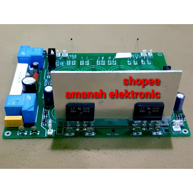 Jual ready pcb Psu pendingin dioda power Khusus Class H 2 step 12 elco