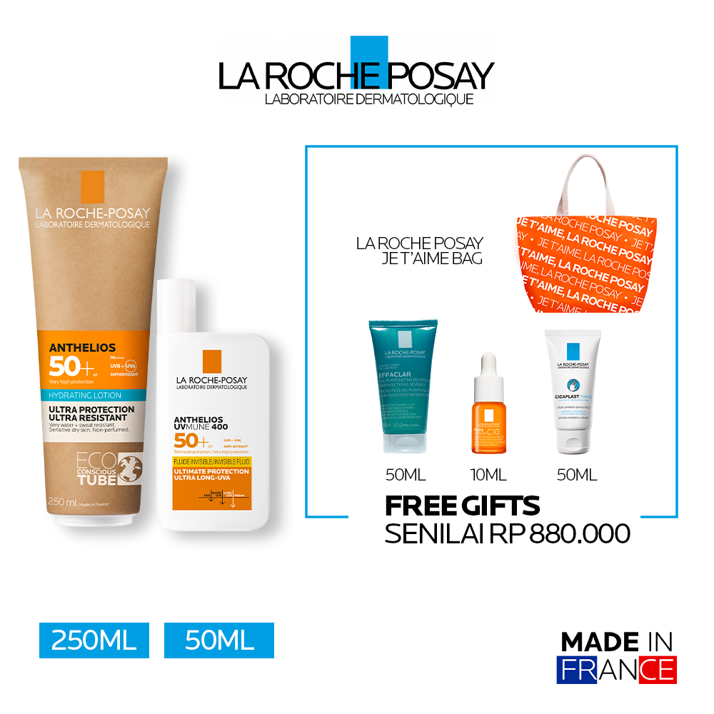 Jual La Roche Posay Face & Body Protection Kit + FREE Gifts Senilai ...