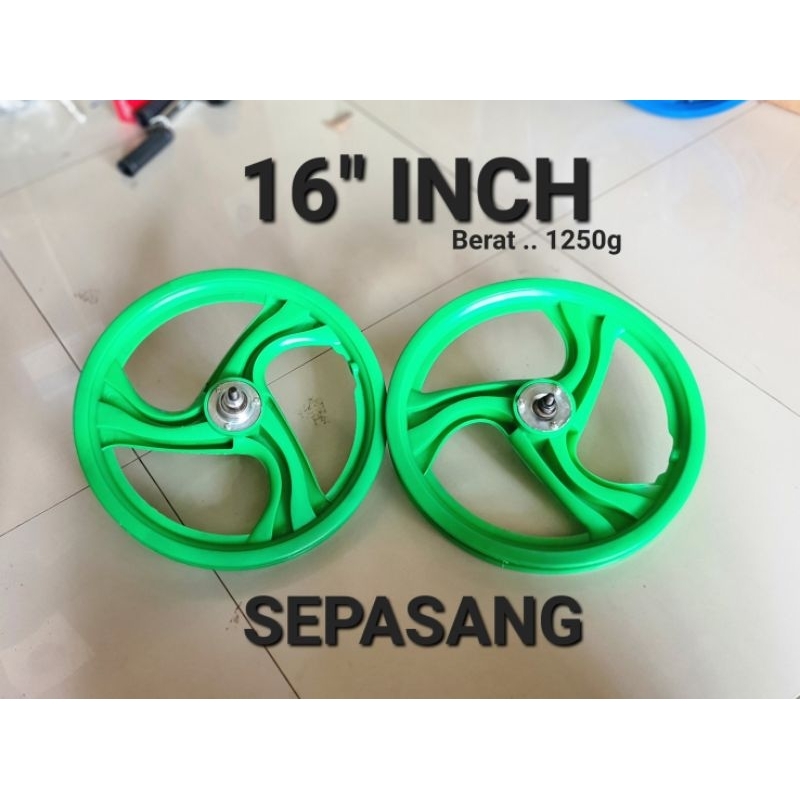 Jual RODA 16 INCH VELG RACING 16 INCH SEPEDA 16INCH VELG PALANG UKURAN ...